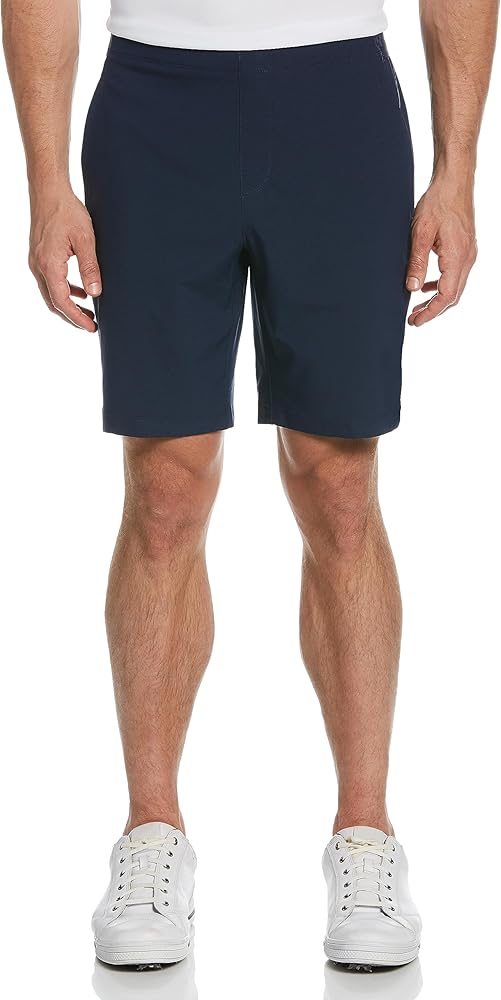 PGA TOUR Men's Exposed Elastic Waistband Dobby Golf Short