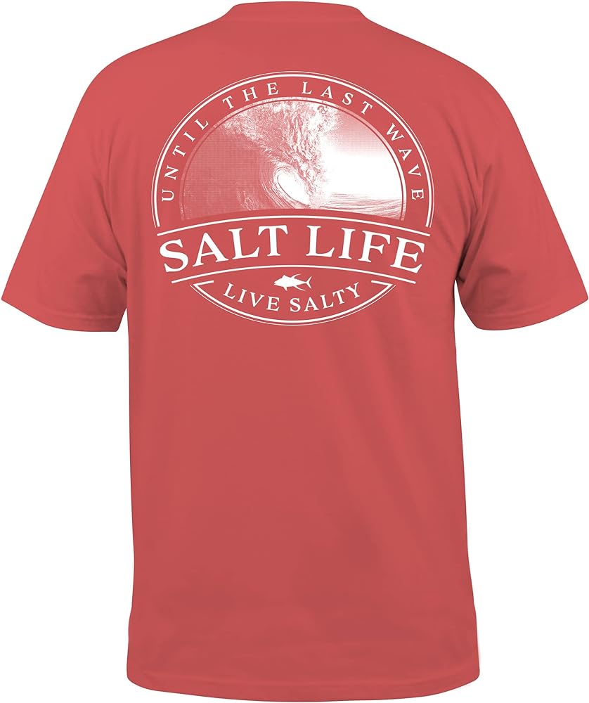 Salt Life Men's Last Wave Short Sleeve Crew Neck Tee