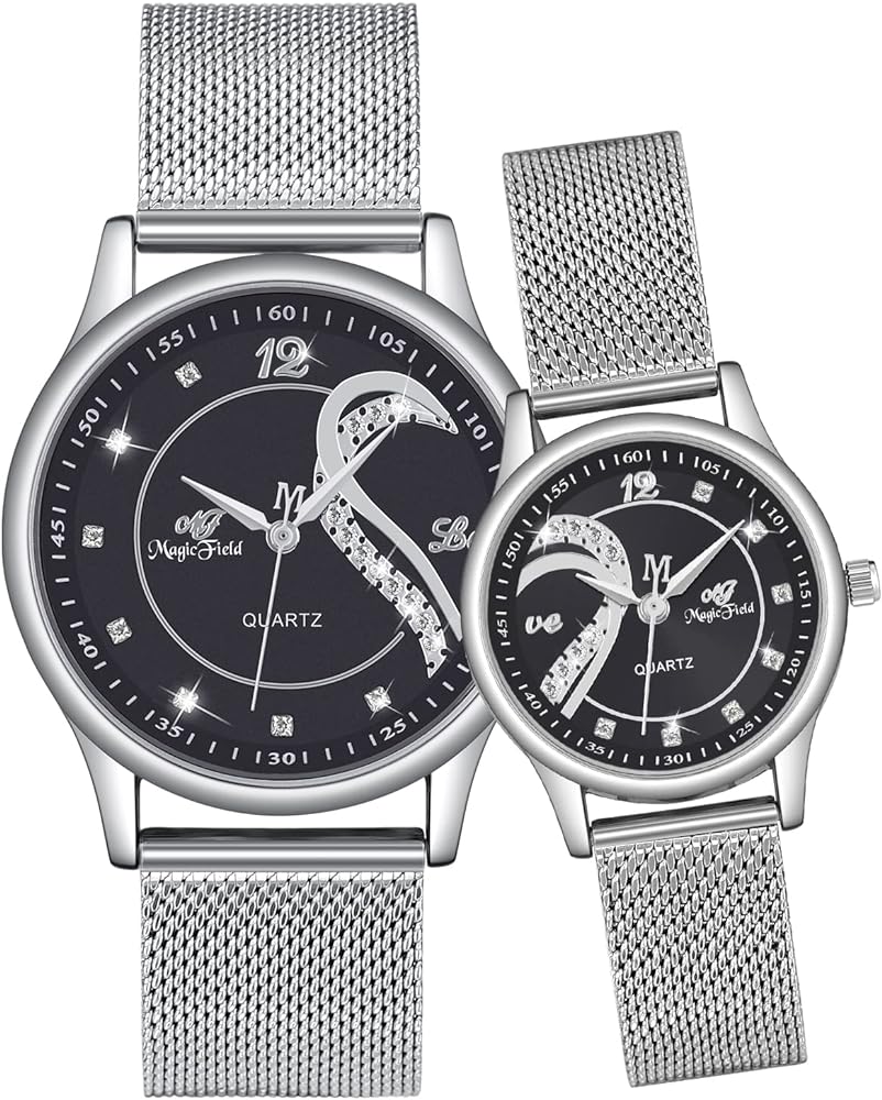 ManChDa Couple Watches for His and Her Watches for Couple Watch Set