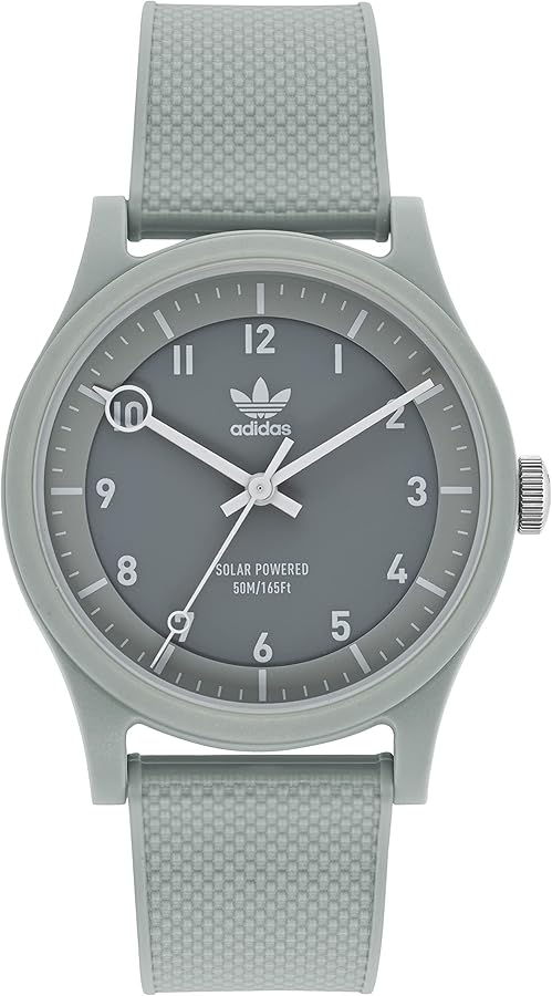 Adidas Grey Ocean Plastic Strap Watch (Model: AOST220442I)