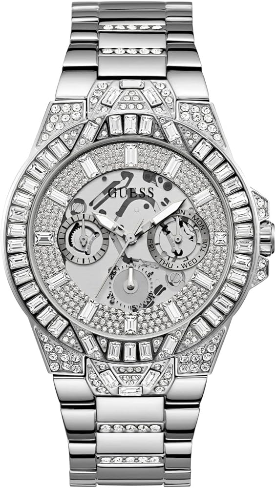 GUESS Dynasty Silver-Tone Multifunction Watch