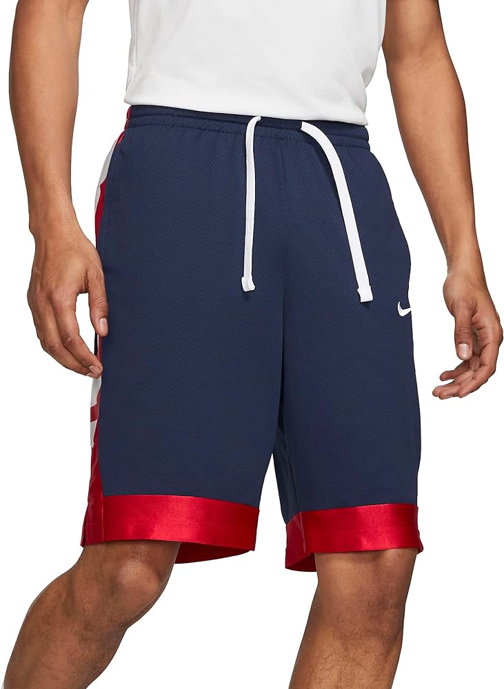 Nike Dri-FIT Elite Stripe Men's Basketball Shorts CV1748-410 Size S