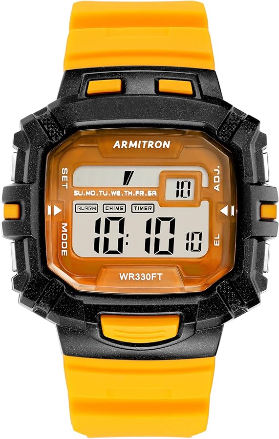 Armitron Sport Men's Digital Chronograph Resin Strap Watch, 40/8244