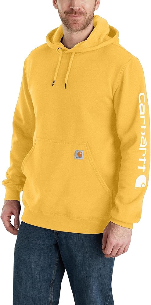 Carhartt Men's Loose Fit Midweight Logo Sleeve Graphic Sweatshirt Closeout