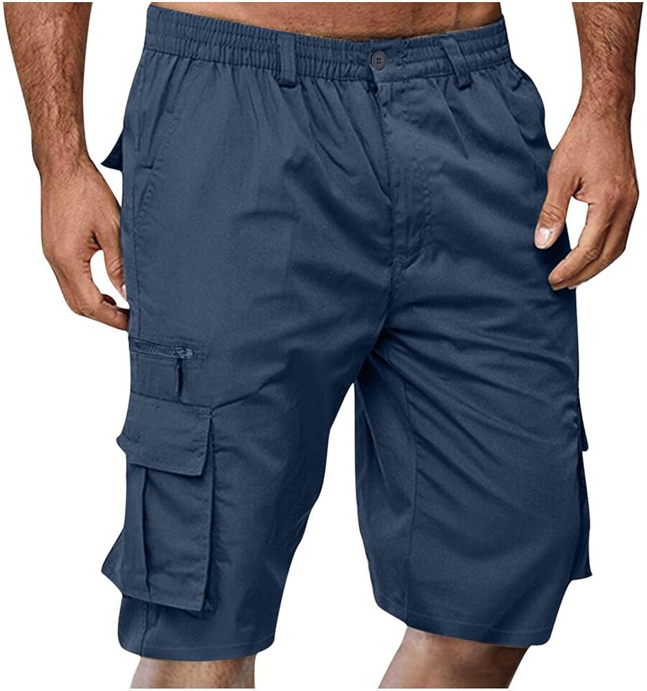 Cargo Shorts for Mens 2024 Summer Casual Baggy Bermuda Shorts with Pockets Outdoor Tactical Athletic Hiking Shorts