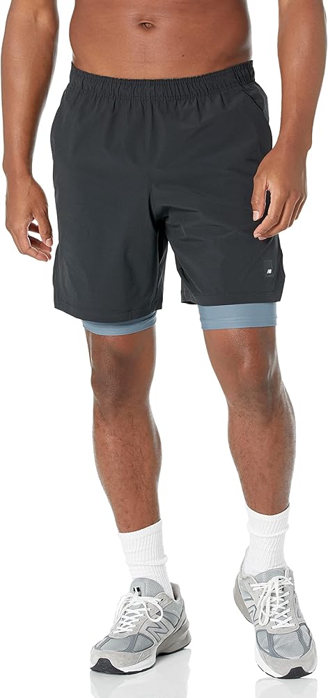 New Balance Men's Fortitech 2 in 1 7 Inch Short