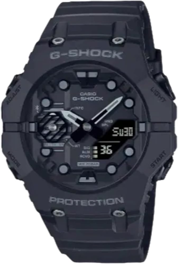 G-Shock Casio Analog-Digital Bluetooth Combi Black Resin Strap Watch | GAB001-1A