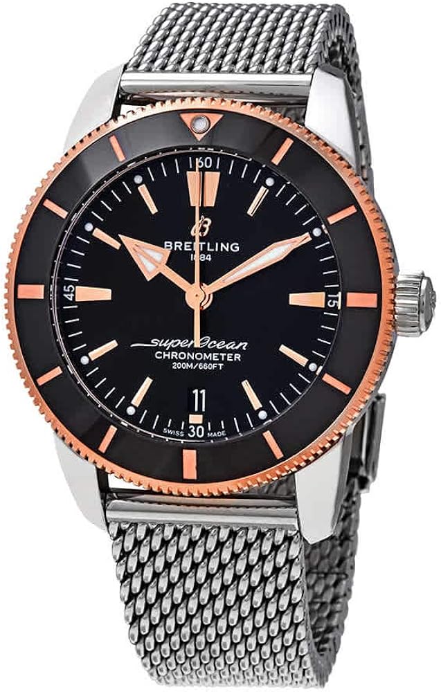 Breitling Superocean Heritage II Automatic Chronometer Black Dial Men's Watch UB2030121B1A1