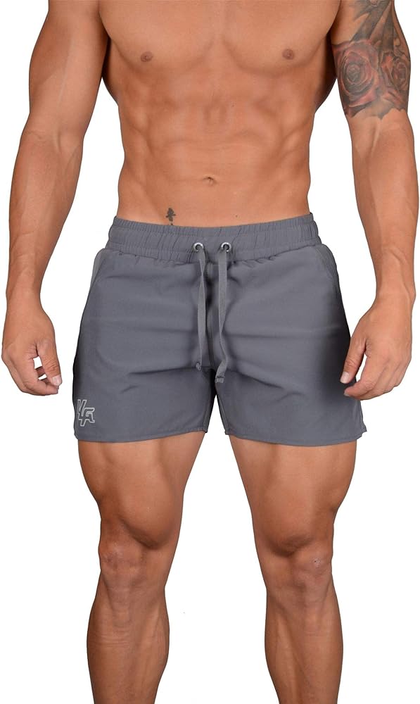 YoungLA Men's Bodybuilding Gym Running Shorts 101