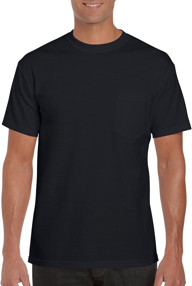 Gildan Mens Men'S Ultra Cotton Pocket Tee