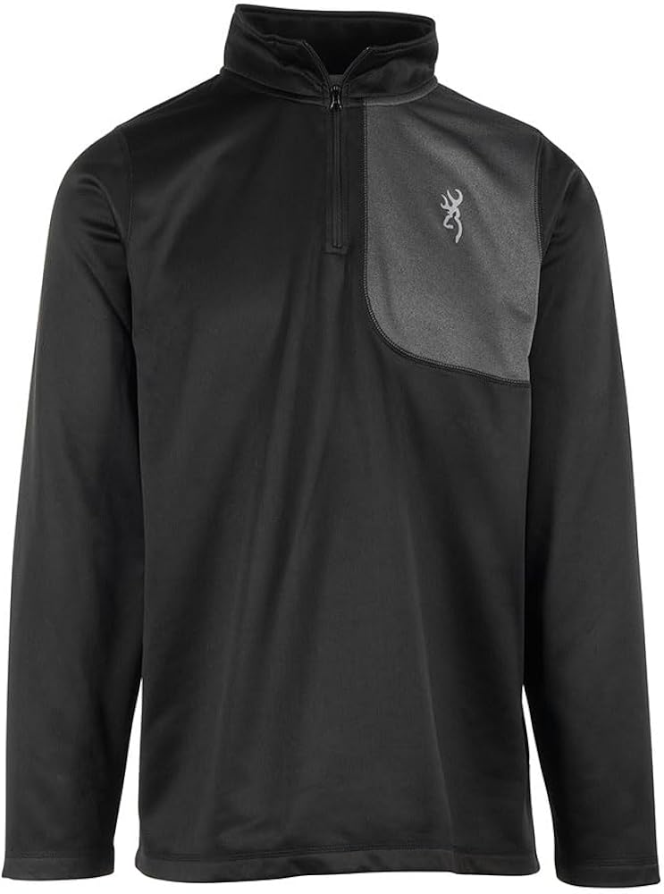 Browning Men's A0006052 Porter 1/4 Zip - X-Large - Black