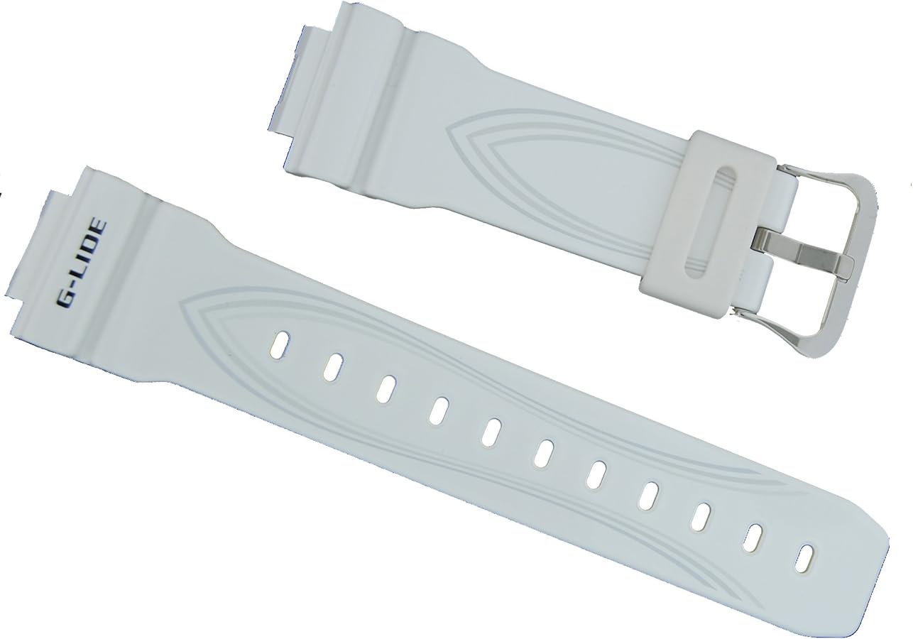 Casio White Genuine Replacement Strap for G Shock Watch Model- GLX-5600-7V