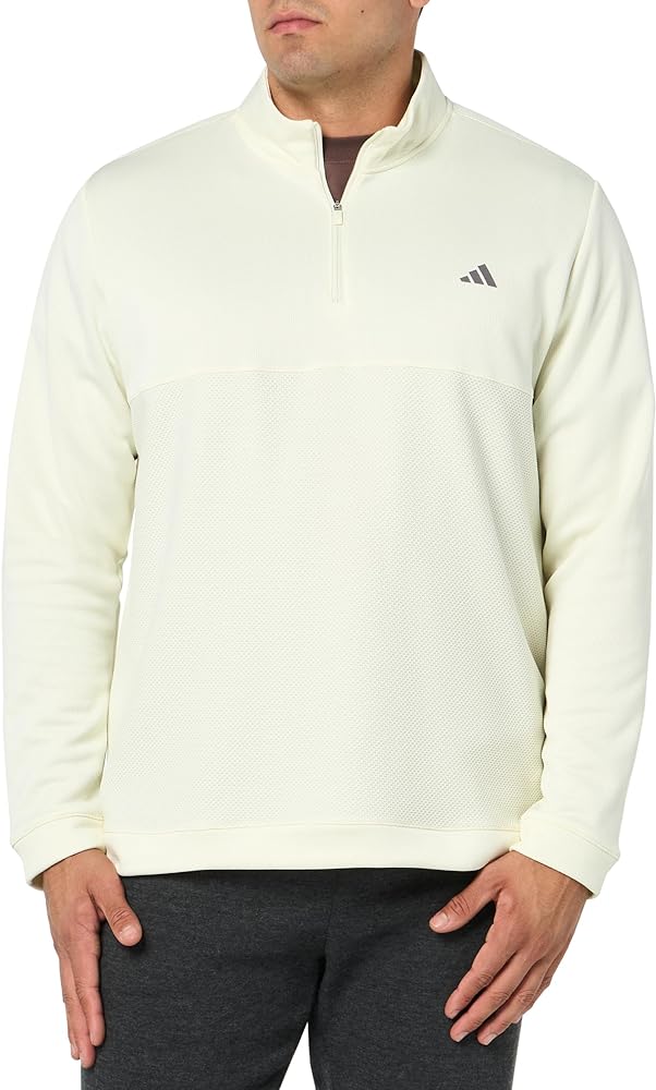 adidas Men's Ultimate365 Textured Quarter-Zip Top