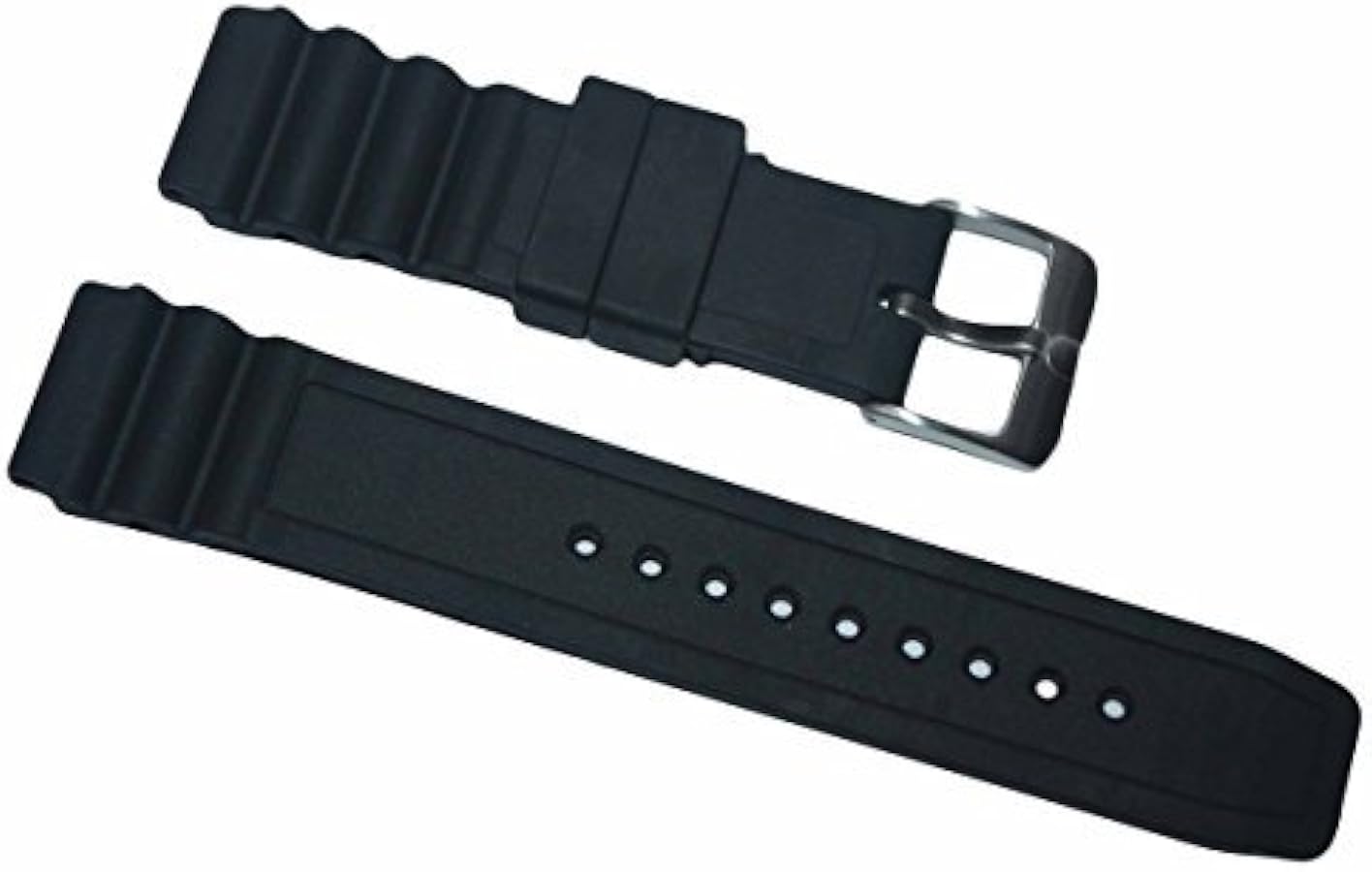 Italian Rubber Strap for Luminox 22mm 3000 3100 3200 3400 3600 8400 8800 Navy Seal Evo Colormark