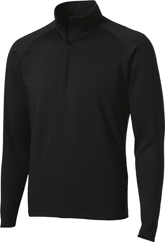 SPORT-TEK Men's Sport Wick Stretch 1/2 Zip Pullover