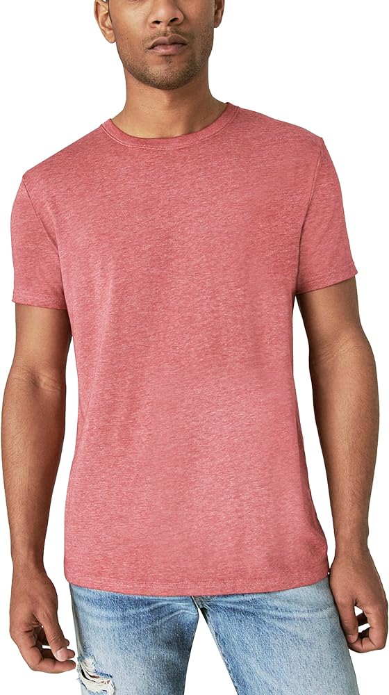 Lucky Brand Men's Venice Burnout Crew Neck Tee