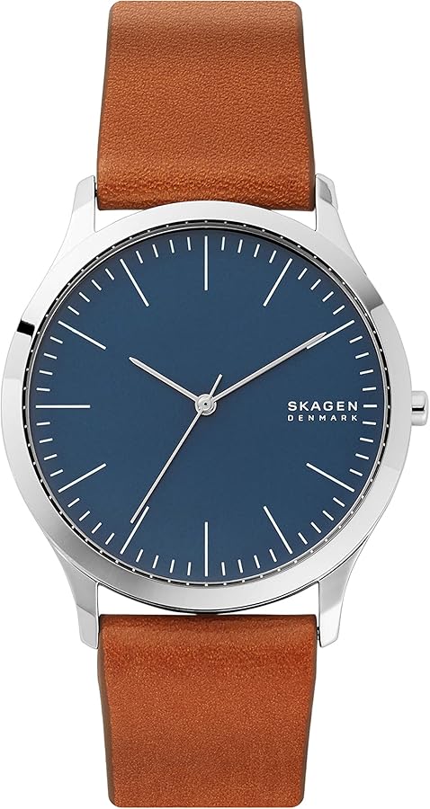 Skagen Signatur Minimalist Men's Watch with Stainless Steel Bracelet, Mesh or Leather Band