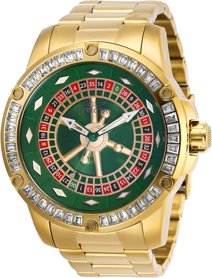 Invicta Automatic Watch (Model: 28713), Gold