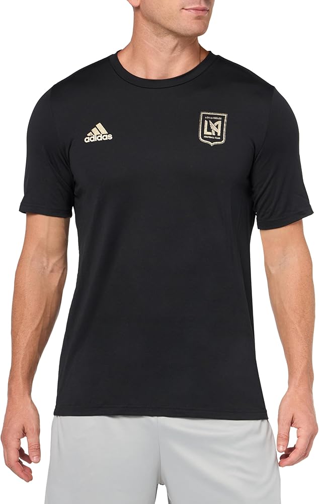 adidas Men's Los Angeles Fc Short Sleeve Pre-Game T-Shirt