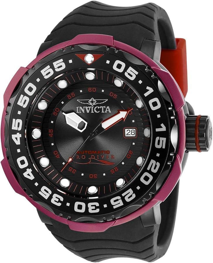 Invicta Men Pro Diver Automatic Watch, Black, 28787