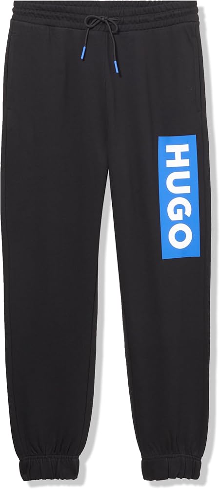 HUGO Men's Vertical Logo Cotton Sweatpants