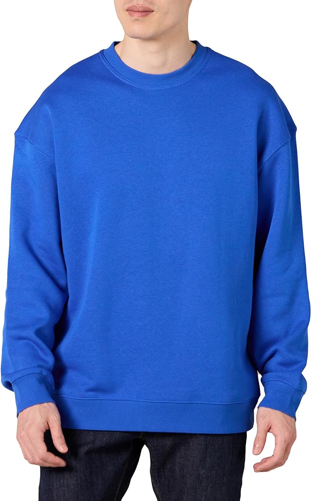 Amazon Essentials Men's Oversized-Fit Crewneck Sweatshirt (Available in Big & Tall)