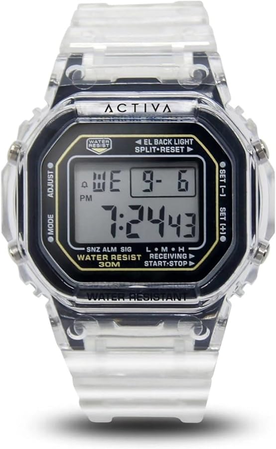 Invicta Shock resistant watch Clear Black