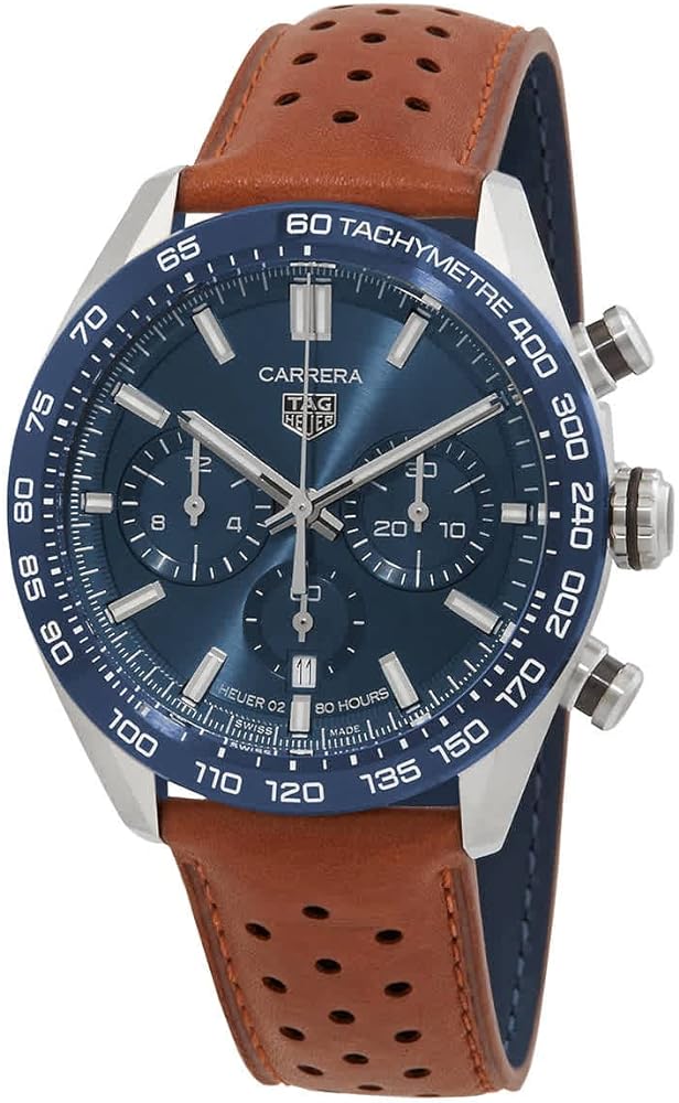 TAG Heuer Carrera Chronograph Automatic Blue Dial Men's Watch CBN2A1A.FC6537