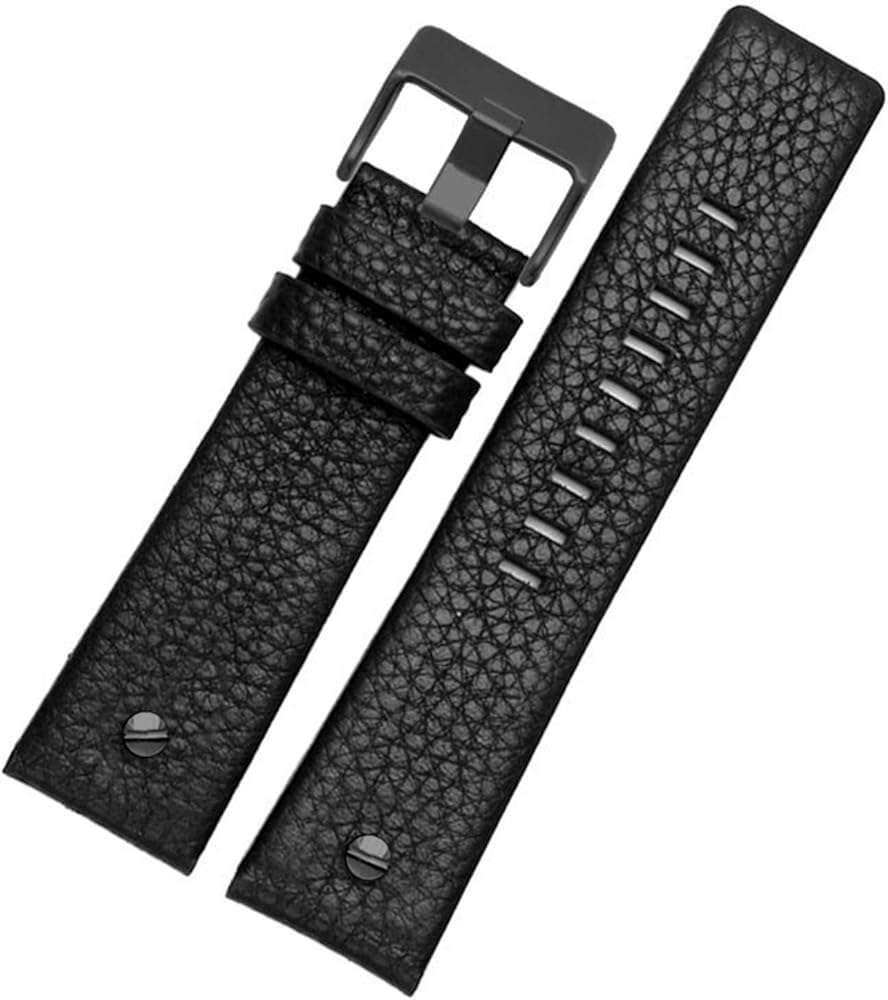 CZKE Leather watchband For diesel DZ7395 DZ7370 DZ7257 DZ7430 watch band Soft cowhide strap rivet 24m 26mm 28mm for men women