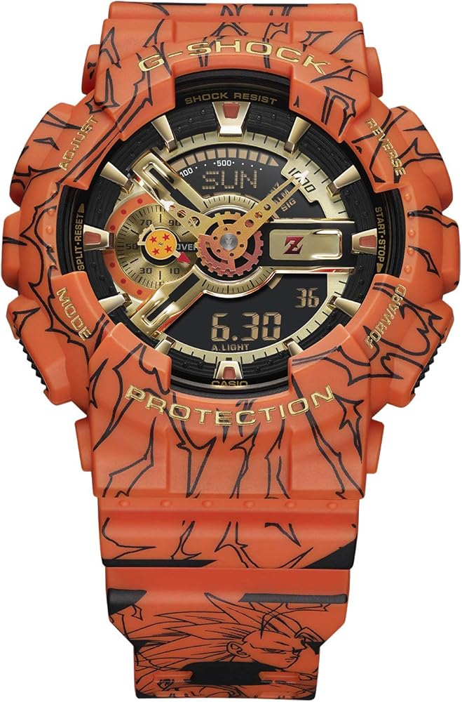 Casio G-Shock Dragon Ball Z GA-110JDB-1A4JR Collaboration Limited Model