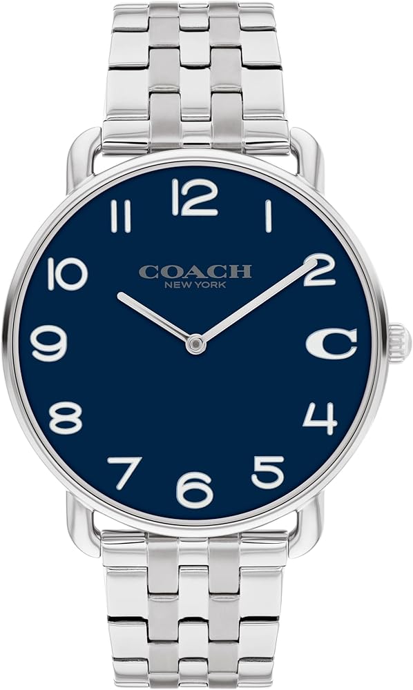 Coach Elliot Men's Watch | Contemporary Minimalism with Distinctive Artistry | A True Classic Designed for Every Occasion | Water Resistant