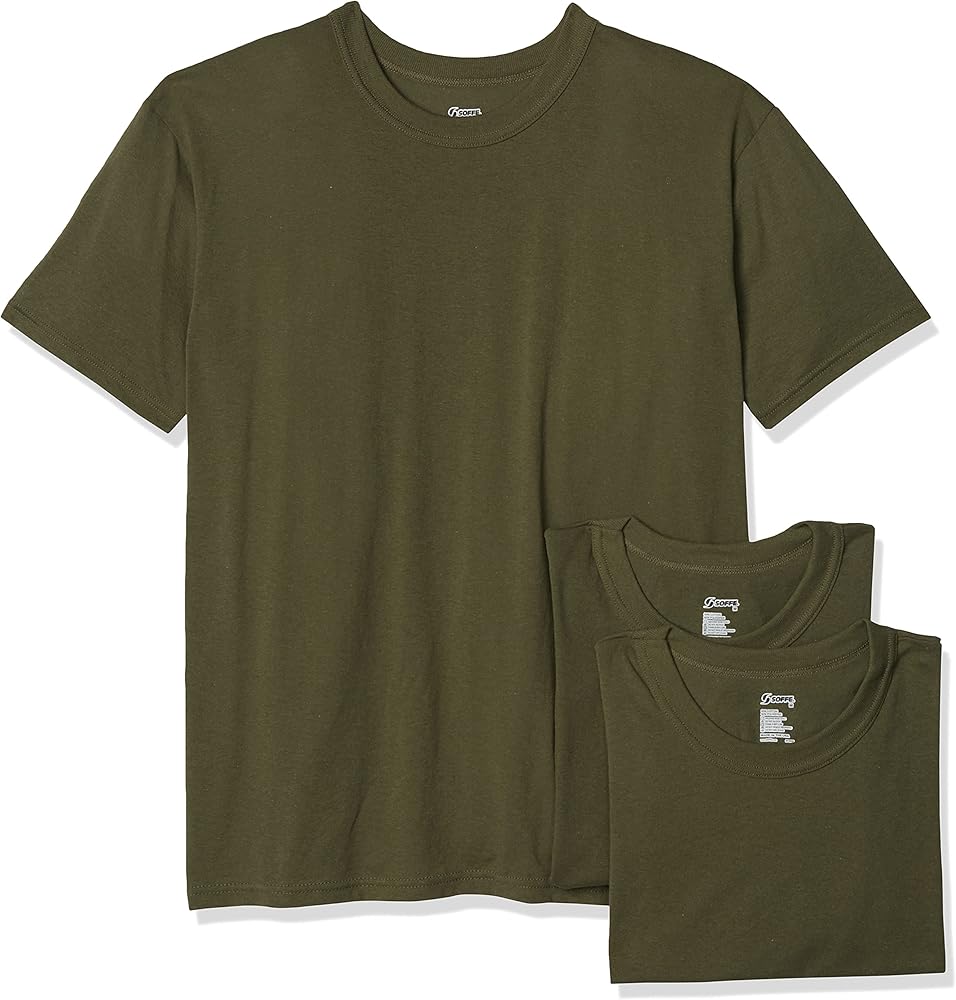 Soffe Men's 3 Pack - USA Poly/Cotton Military Tee