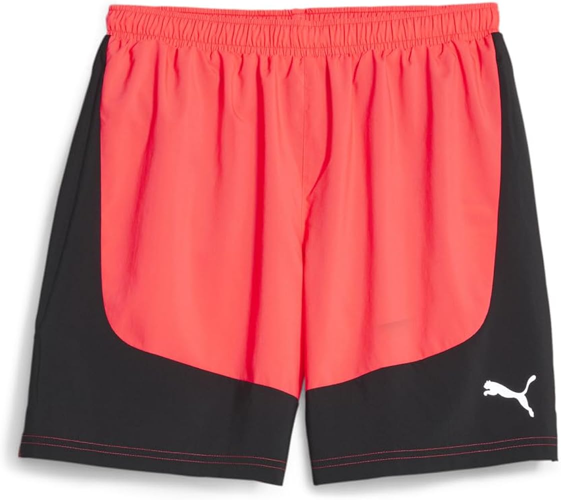 Puma Mens Run Favorite Velocity 7 Inch Shorts Athletic Bottoms Casual Comfort Technology - Red