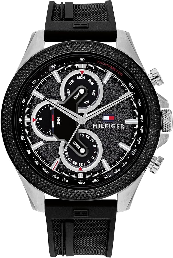 Tommy Hilfiger Men's Stainless Steel Racing-Inspired Watch (Model 1792082)