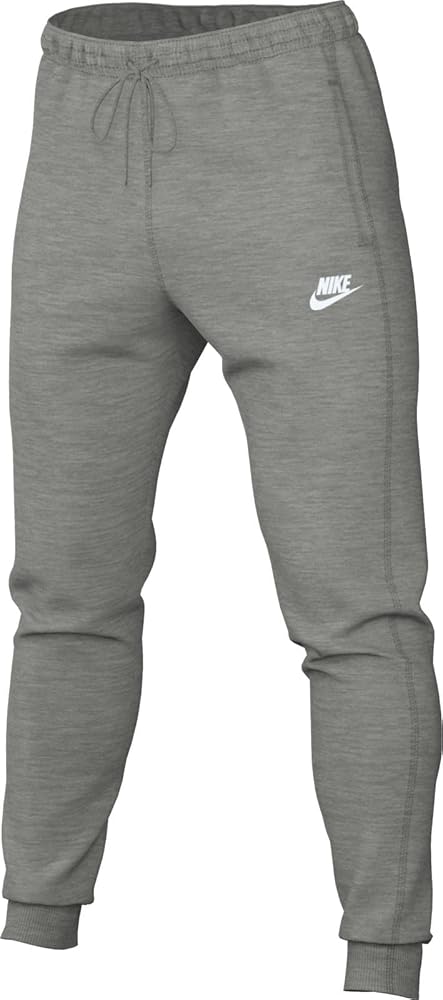 Nike Club Men's Knit Joggers (Dark Grey Heather/White, FQ4330-063) Size XX-Large