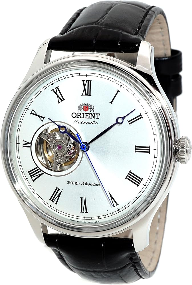 ORIENT Classic Automatic with Hand Winding Open Heart Dome Crystal Roman FAG00003W