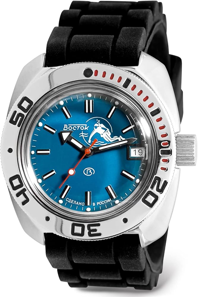 Vostok | Amphibia 710059 Scuba Dude Automatic Self-Winding Diver Wrist Watch