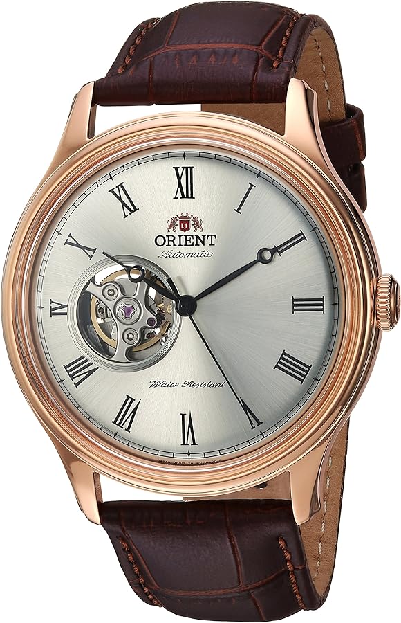 Orient Men's Envoy Japanese Automatic/Hand Winding Movement Stainless Steel Leather Dress Watch