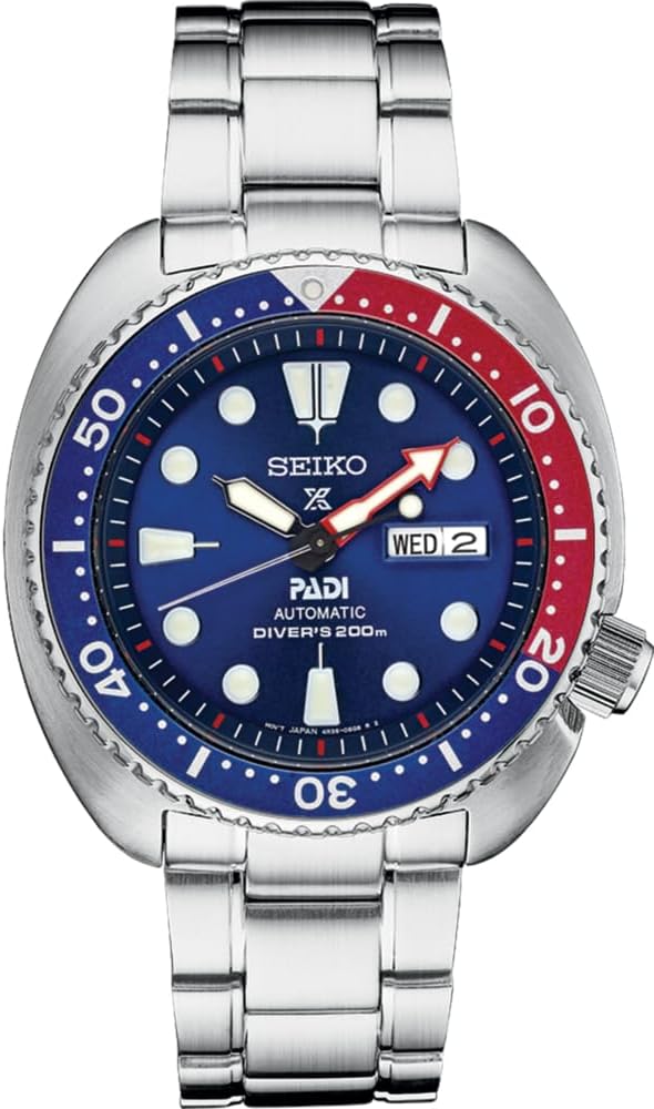 SEIKO SRPE99 Automatic Dive Watch for Men - Prospex PADI Special Edition - LumiBrite Hands, Elapsed Timing Bezel - Water Resistant 200M