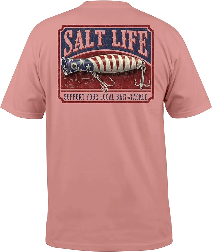 Salt Life Men's Local Star Short Sleeve Crew Neck Tee