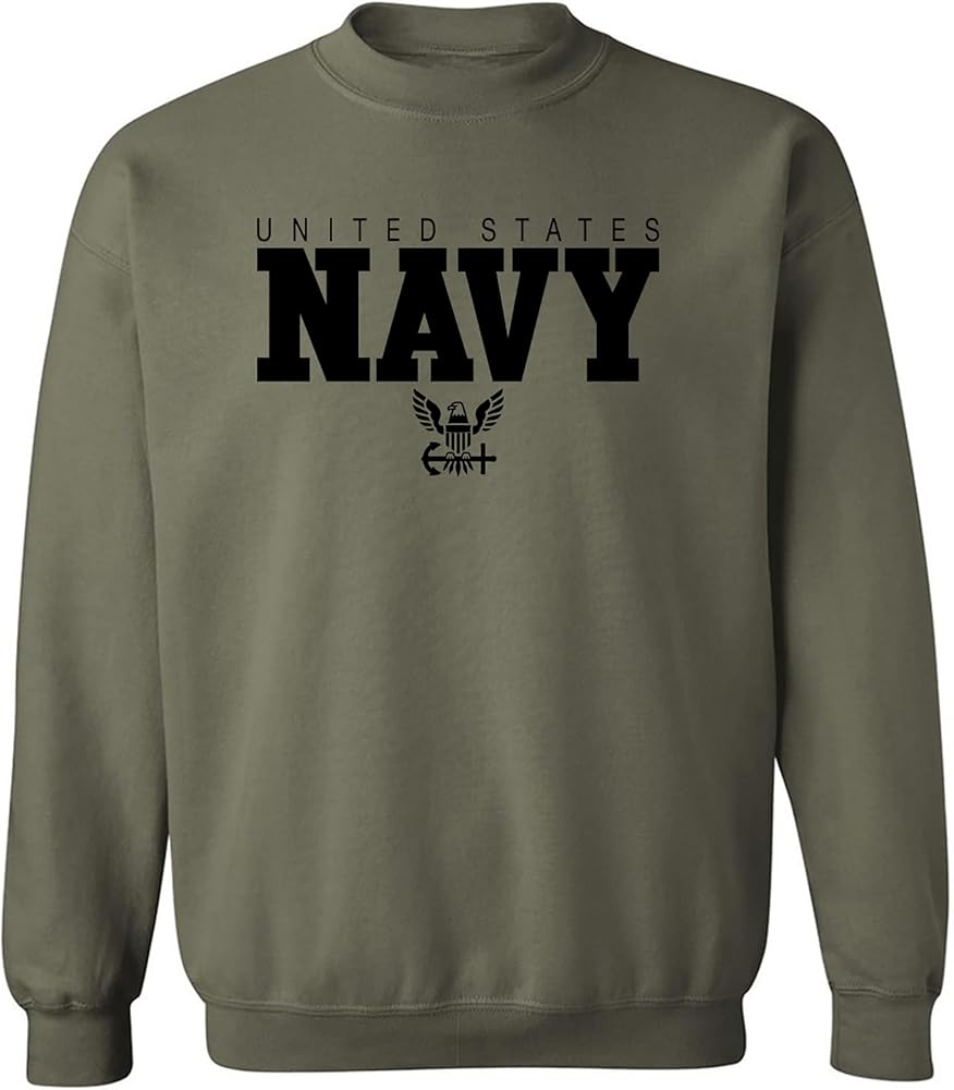 zerogravitee U.S. Navy Anchor Crewneck Sweatshirt