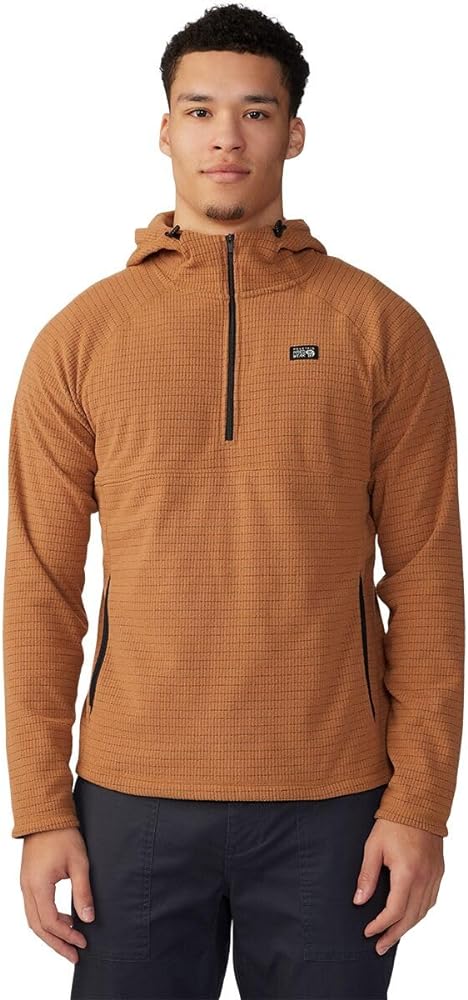 Mountain Hardwear Men's Summit Grid Hoody for Backpacking, Hiking, Camping, and Casual Wear | Lightweight and Insulated