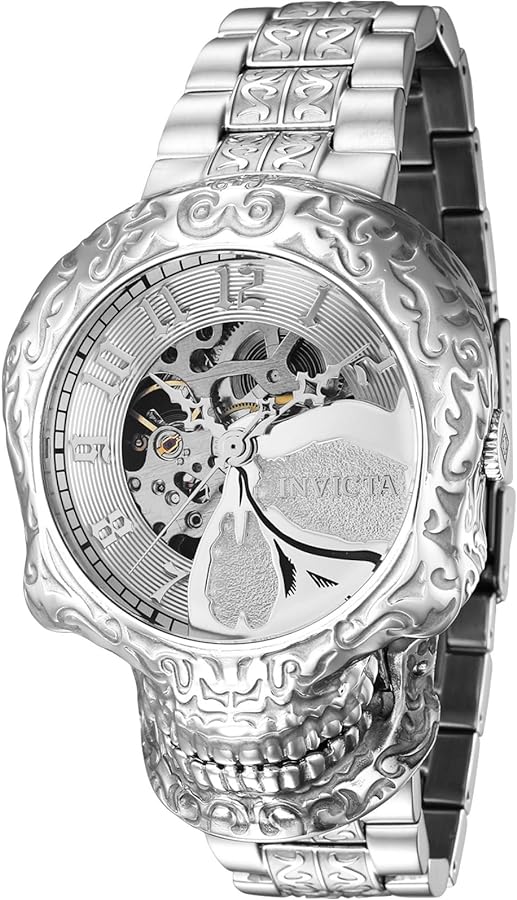 Invicta Men's Artist 50.5mm Stainless Steel Automatic Watch, Silver (Model: 42303)