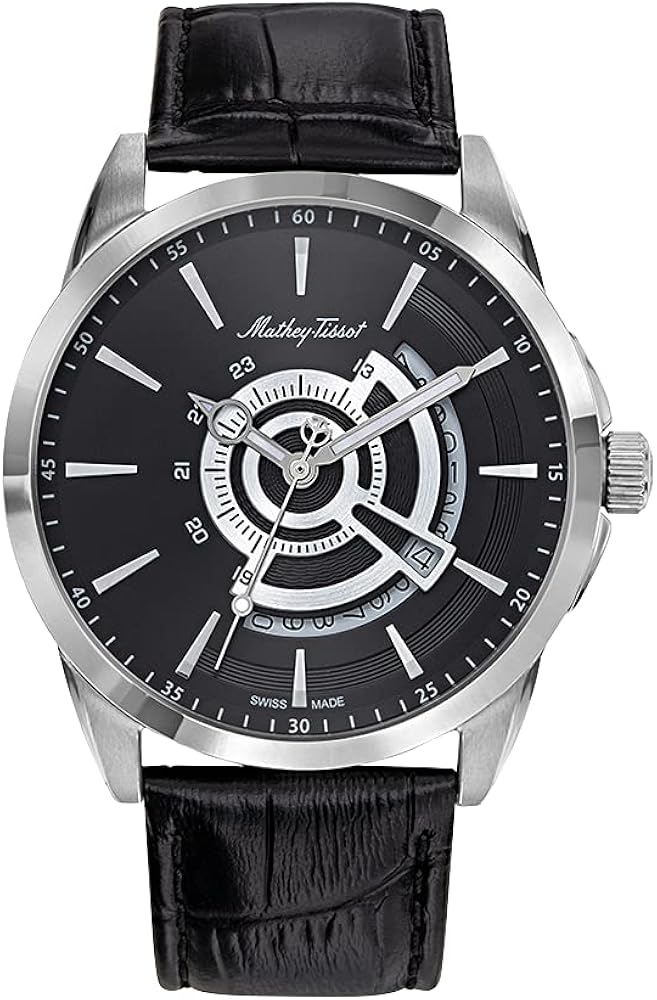 Mathey-Tissot Mondo Quartz Black Dial Men's Watch H711AN