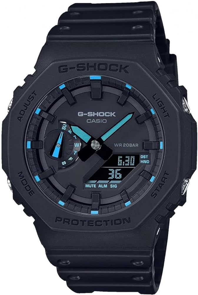 Casio GA-2100-1A2ER Blue Resin Digital Quartz Man Watch