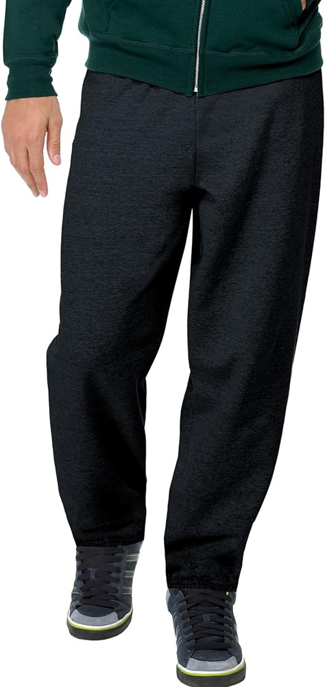 P650 Hanes Ecosmart Fleece Pant, Black, X-Large