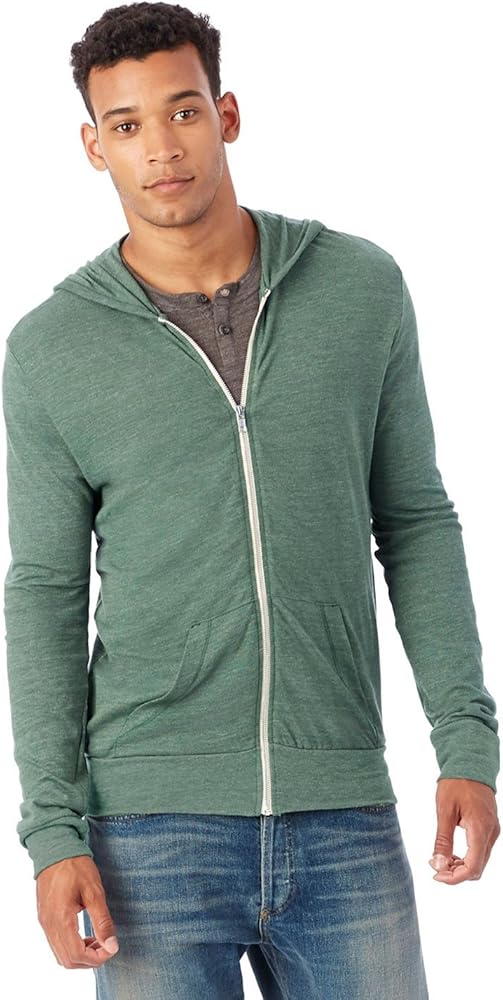 Alternative Men's Eco Zip Lightweight Hoodie