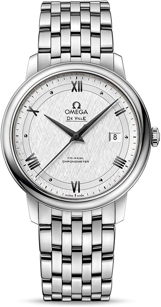 Omega De Ville Automatic Silvery White Dial Men's Watch 424.10.40.20.02.005