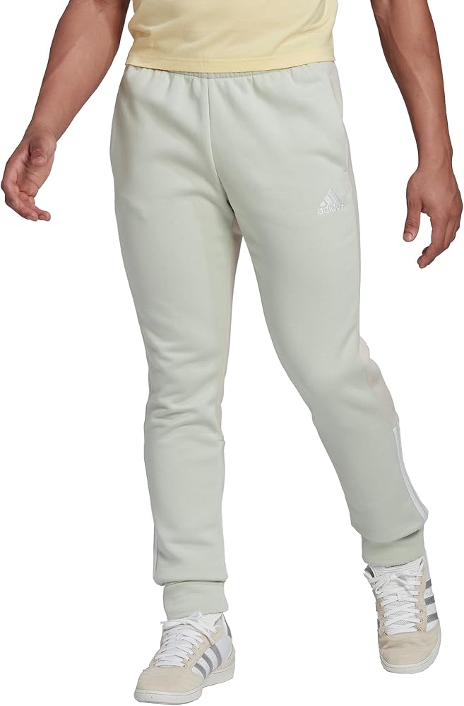 adidas Men's Essentials Colorblock Fleece Pants