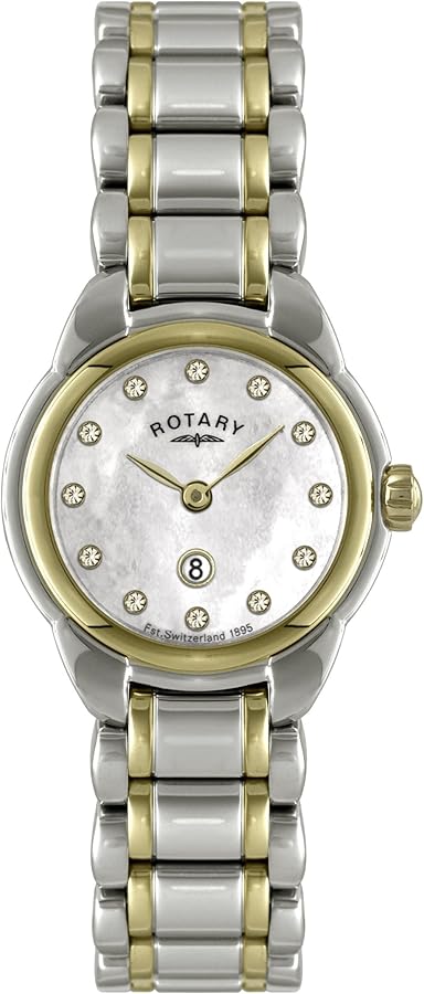 Rotary Ladies Two Tone Stainless Steel Watch